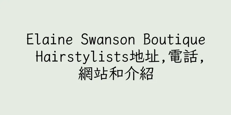 香港Elaine Swanson Boutique Hairstylists地址,電話,網站和介紹