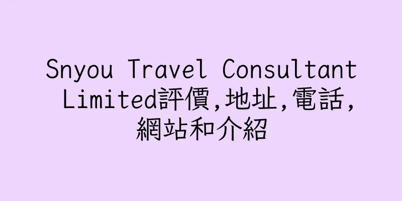 香港Snyou Travel Consultant Limited評價,地址,電話,網站和介紹