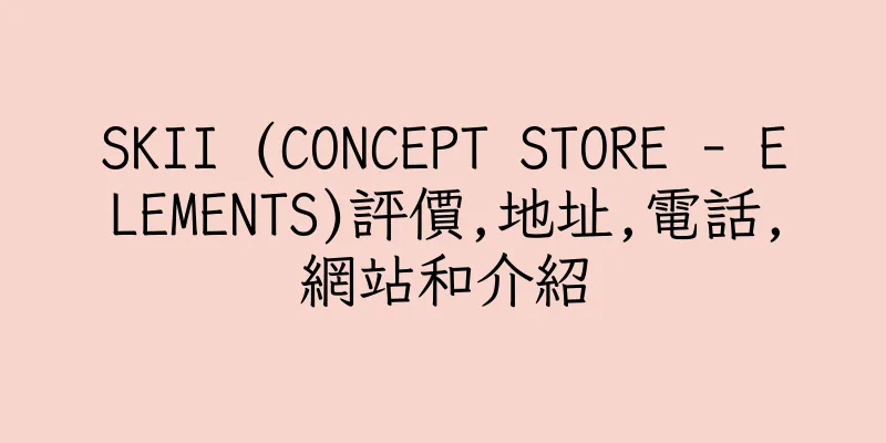香港SKII (CONCEPT STORE - ELEMENTS)評價,地址,電話,網站和介紹